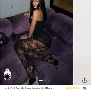 Fashion nova - look out for me Lace Jumpsuit